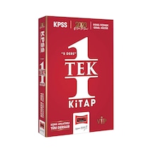 Yargı Yayınları 2023 Kpss Genel Kültür - Genel Yetenek 5 Ders Tek Kitap Tüm Dersler Konu Anlatımı