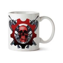 Gears-of-war-png-hd İki Tarafı Baskılı Kupa Bardak Çok Renkli