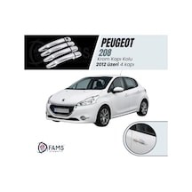 Peugeot 208 Krom Kapı Kolu 4 Kapı 2012 üzeri P.Çelik