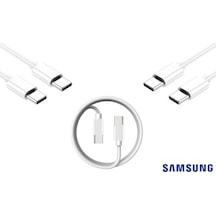 Samsung Galaxy Uyumlu Type-c To Type-c Super Hızlı Şarj Kablosu Data Kablosu 3.0 Amper 100cm