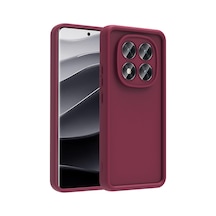 Xiaomi Redmi Note 14 Pro 5g Kılıf Kamera Korumalı Kalın Silikon Üstün Koruma Pazarplus Mürdüm