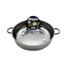 No-2 - 28cm Basık Süzek Metal Süzgeç 5671 Diğer