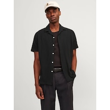Jack & Jones Erkek Kısa Kollu Keten Gömlek - 12256235 001