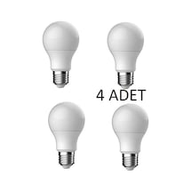 9W Smd Tasarruflu Led Ampul Beyaz Işık E27-220V 4 Adet