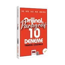 Yargı Yayınları Yks Kpss Dgs Ales Meb Ags Orijinal Paragraf Tamamı Çözümlü 10 Deneme
