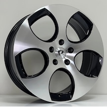 7x16 Bk-029 5x112 Et42 57.1 Black Machned Xl