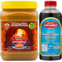 Bozkırlı Çavuşoğlu Kepekli Bozkır Tahini 930 G + Keçiboynuzu Harnup Pekmezi 1 KG