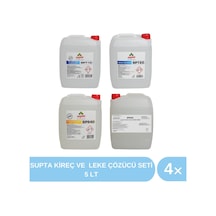 Supta Kireç ve Leke Çözücü Seti 4 x 5 L