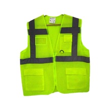Fileli Cepli Reflektörlü Ikaz Yeleği - Mühendis Xl Beden - Sar (548874496)