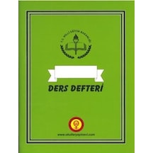 Ders Defteri 7 Derslik Günlük Yoklama Fişli