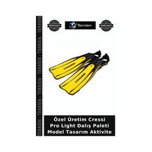 Özel Üretim Cressi Pro Light Dalış Paleti Model Tasarım Aktivite Black