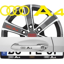 Audi A4 Kapı Kolu Sticker Yapıştırma 8Adet