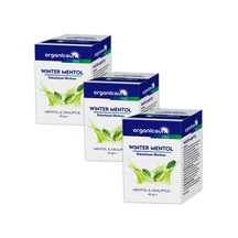 Organicsun Winter Mentol Buharlaşan Merhem Viks Vikis Mentol Ve Okaliptus 40 Gr X 3 Adet