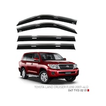 Replax Toyota Uyumlu Land Cruiser Fj200 2007 Sonrası Kromlu Cam Rüzgarlığı 4lü
