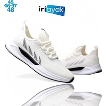 İriayak Büyük Numara 42-48 / Erkek Spor / Erkek Günlük Kullanıma Uygun Beyaz