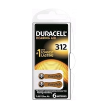 Duracell 312 İşitme Cihazı Pili 6'lı
