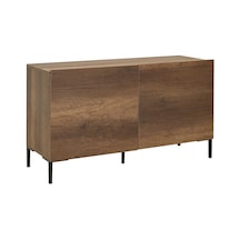 Roma 2 Kapaklı Modüler Tv Ünitesi - Koyu Ceviz Oslo Ceviz 120x70x43 Cm Gxyxd