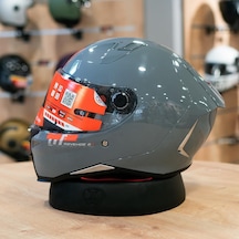 Mt Revenge 2 Solid A12 Gloss Full Face Motosiklet Kaskı Nardo Gri