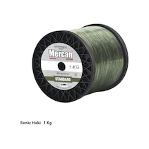 Mercan Standart 1 KG Haki Yeşil Bobin Misina