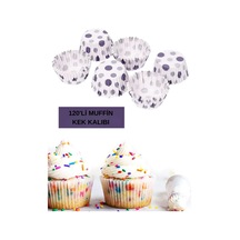 120 Adet Muffin Kağıt Kek Kalıbı Belirtilmemiş Çok Renkli Diğer