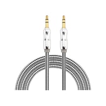 Powerway Aux Kablosu - Metal Spiralli Ax03