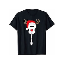 Herşey Nota Noel Gitar Unisex Tshirt 001