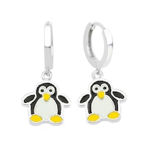 Gümüş Penguen Küpe G118kpm2 Altınsepeti