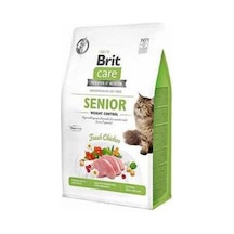 Senior Weight Control Hypoallergenic Kilo Kontrolü İçin Tavuklu Tahılsız Yaşlı Kedi Maması 2 Kg