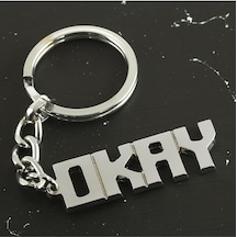 Zenviac456 Okay İsimli Anahtarlık Zenviac45678 Altın