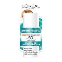L'oréal Paris Bright Reveal Uv Medium Spf 50 50 Ml - 3 Adet Tarı