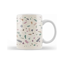 Terrazzo Texture Tasse Kupa Bardak Porselen Karışık