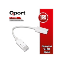 Qport Q-dp-hdb Dp E Hdmı D 4k Çevirici-187994