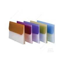 Rubenis Fm-04 4 Bölmeli Cırtlı Dosya Sarı