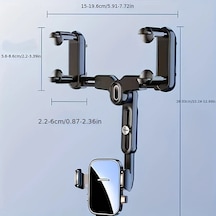 Dashanshop 2025 Yeni Araç Titreme Önleyici Abs Telefon Tutucu Siyah Ayarlanabilir Güvenli Dashanshop 2025 Yeni Araç Titreme Önleyici Abs Telefon Tutucu Siyah Ayarlanabilir Güvenli