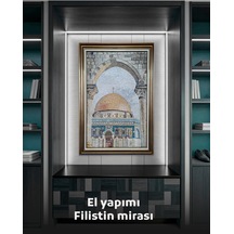 Kubbetü's-sahra Dikey Mozaik Tablo 144x104 Cm .