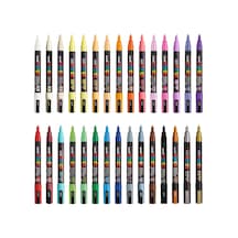 Uni Posca Markör Kalem 3m Set 0.9-1.3 Mm Keçe Uçlu 30'lu Set Diğer