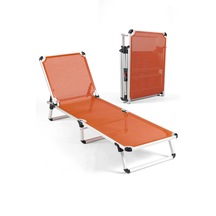 Missidea Alüminyum Katlanır Ve Taşınır Şezlong Orange Turuncu
