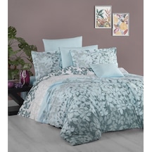 Nevresim Takımı % 100 Cotton Tek Kişilik - Mavi 23309
