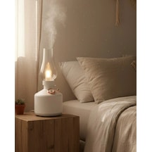 Hubrendy Tekno Vintage Dekoratif Gaz Lambası Görünümlü Aromaterapi Difüzör 1200 Mah Usb Şarjlı
