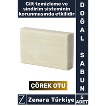 Bitkisel Organik Doğal Saç Yüz Vücut El Kullanım Sindirim Sisteminde Etkili Sabun Çörek Otu 5 Adet