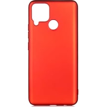 Smcase Realme C15 Kılıf Lüks Mat Silikon
