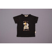 Mini Damla T-shirt Safari Siyah-9254