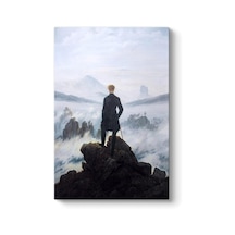 Caspar David Friedrich - Bulutların Üzerinde Yolculuk Tablosu 40 X 60 7/8 Yaş