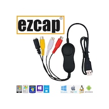 Ezcap 158 Macintosh İmac Macbook Windows 10 Uyumlu Usb 2.0 Analog Video Capture
