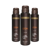 Free Love Leon Erkek Deodorant 3 x 150 ML