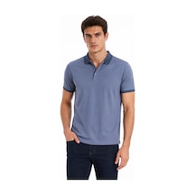 Baglan Erkek Polo Yaka Kısa Kollu Tişört Regular Kalıp T6092 Bgl-st05550 Mavi