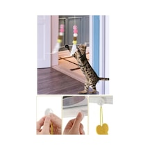Bakgelal Kendinden Yapışkanlı Vakumlu Renkli Kedi Oltası, Eğitim Ve Oyun Oyuncağı - Bgakedioyun001