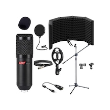 Lastvoice BM800PF Mikrofon Yalıtım Paneli Stand Filtre Shock Mount Set