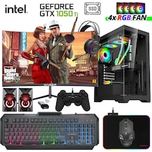 Xaser XSR984 i7 4770 16 GB 512 GB SSD 4 GB GTX1050 Ti 23.8" Free Dos Masaüstü Oyuncu Bilgisayarı
