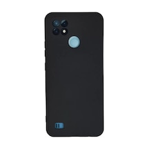 Realme C21 Kılıf Nano İçi Kadife Silikon - Lacivert Standart